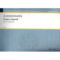 Tempus loquendi : per flauto grande, -Bernd Alois Zimmermann