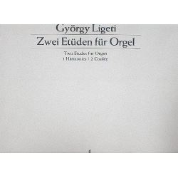 Orgel-Etüden 1 und 2 -György Ligeti