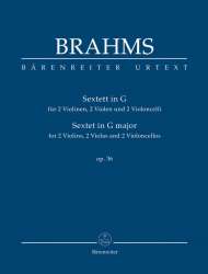Sextett G-Dur op.36 : für 2 Violinen, -Johannes Brahms