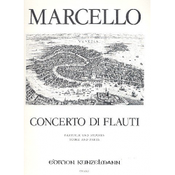 Concerto di flauti : für 4 Blockflöten -Alessandro Marcello