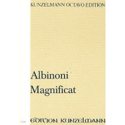 Magnificat : für Soli, Chor und Orchester - Partitur (la) -Tomaso Albinoni