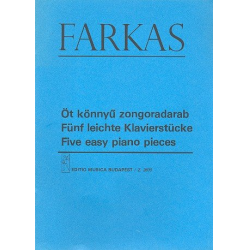 5 leichte Klavierstücke -Ferenc Farkas