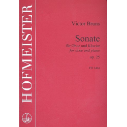 Sonate op.25 : für Oboe und Klavier -Victor Bruns