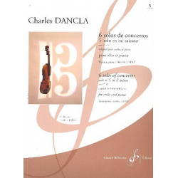Solo mi majeur no.5 op.77,1 : pour - Jean Baptiste Charles Dancla