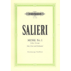Messe D-Dur Nr.1 : für Soli, -Antonio Salieri