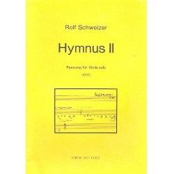 Hymnus Nr.2 : für Viola -Rolf Schweizer