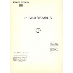 Arabesque no.1 : pour violoncelle (violon) -Claude Achille Debussy