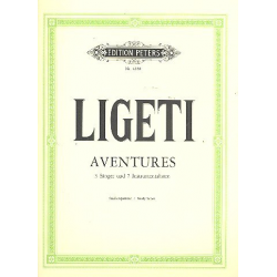 Aventures : für 3 Sänger und -György Ligeti