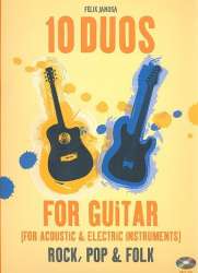 10 Duos (+CD) : für 2 Gitarren/Tabulatur -Felix Janosa