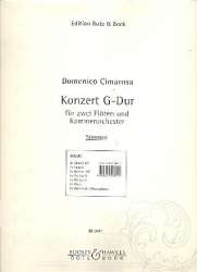 Konzert G-Dur : für 2 Flöten - Domenico Cimarosa