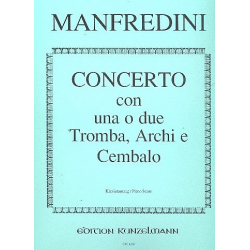 Concerto con 1-2 trombe, archi -Francesco Onofrio Manfredini