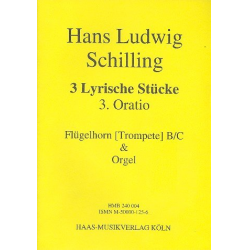 Oratio : für Trompete (Flügelhorn) -Hans Ludwig Schilling