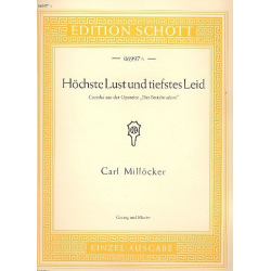 HOECHSTE LUST UND TIEFSTES LEID -Carl Millöcker