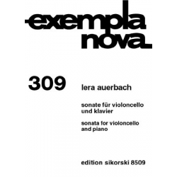 Sonate : für Violoncello und Klavier -Lera Auerbach