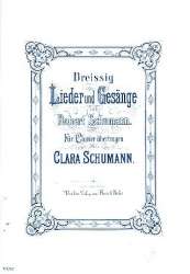 30 Lieder und Gesänge von Robert -Clara Schumann