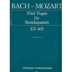 5 Fugen KV405 : -Johann Sebastian Bach