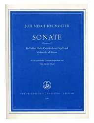 Sonate : für Violine, Harfe, -Johann Melchior Molter
