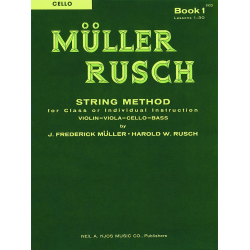 MÜLLER RUSCH - String Method Book 1 (Violine) (englisch) -Frederick J. Müller / Arr.Harold W. Rusch