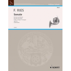 Sonate F-Dur op.34 : für Horn in F -Ferdinand Ries