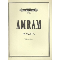 Sonata : for violin and piano -David Amram