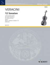 12 Sonaten Band 3 (Nr.7-9) : für Violine -Francesco Maria Veracini