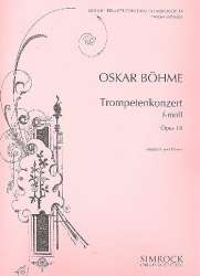 Konzert f-Moll op.18 für Trompete (Klavierauszug) -Oskar Böhme / Arr.Franz Herbst