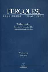 Stabat mater : für Soli, Frauenchor -Giovanni Battista Pergolesi