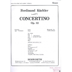 Concertino op.12 : for string -Ferdinand Küchler