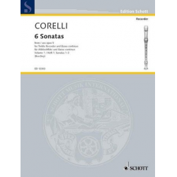 6 Sonaten aus op.5 Band 1 -Arcangelo Corelli