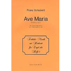 Ave Maria D839 op.52,4 : für Orgel -Franz Schubert