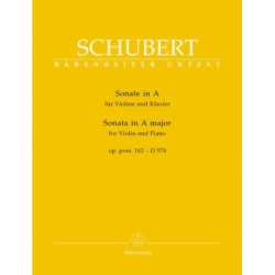 Sonate A-Dur D574 op.post.162 : -Franz Schubert