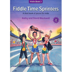 Fiddle Time Sprinters (+CD) : for 1-2 violins -David Blackwell / Arr.Kathy Blackwell