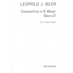 Concertino e minor op.47 : -Leopold Joseph Beer