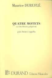 4 Motets : -Maurice Duruflé