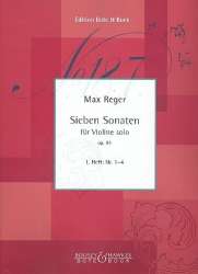 7 Sonaten op.91 Band 1 (Nr.1-4) : -Max Reger