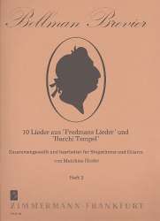 10 Lieder aus Fredmans Lieder : -Carl Michael Bellman / Arr.Matthias Henke