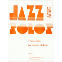 Jazz Solos For Tenor Sax, Volume 2 -Lennie Niehaus