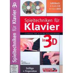 Spieltechniken für Klavier in 3D (+CD +DVD) -Thomas Angermüller