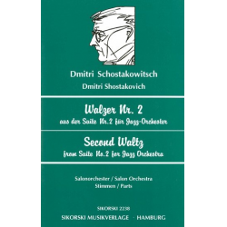 Walzer Nr.2 : für Salonorchester -Dmitri Shostakovitch / Schostakowitsch