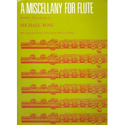 A Miscellany for Flute, Book I -Michael Rose