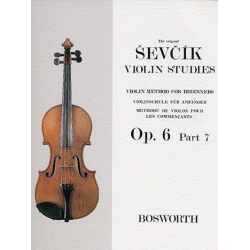 Violinschule für Anfänger op.6,7 -Otakar Sevcik
