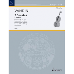 2 Sonaten F-Dur und G-Dur : für -Antonio Vandini / Arr.Joachim Stutschewsky