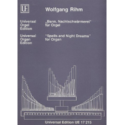 Bann, Nachtschwärmerei : für Orgel -Wolfgang Rihm