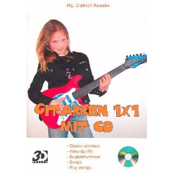 Gitarren 1 x 1 (+CD) : Akkordgriffe, -Dietrich Kessler