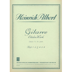 Gitarre-Etüden-Werk Band 3 : -Heinrich Albert