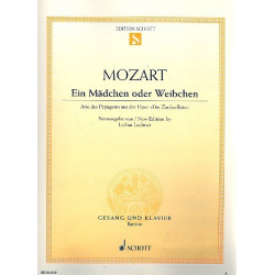 Ein Mädchen oder Weibchen : für Bariton -Wolfgang Amadeus Mozart / Arr.Lothar Lechner