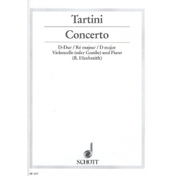 Konzert D-Dur für Violoncello und Kammerorchester : -Giuseppe Tartini