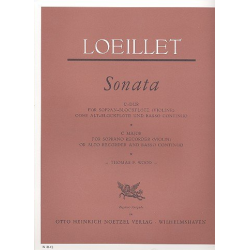 Sonate C-Dur : für -Jean Baptiste (John of London) Loeillet