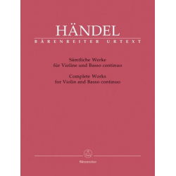 Sämtliche Werke für Violine -Georg Friedrich Händel (George Frederic Handel)