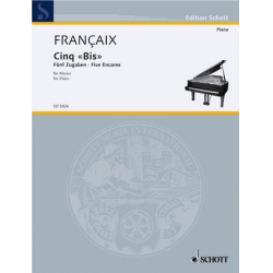 5 Bis : für Klavier (1965) - Jean Francaix